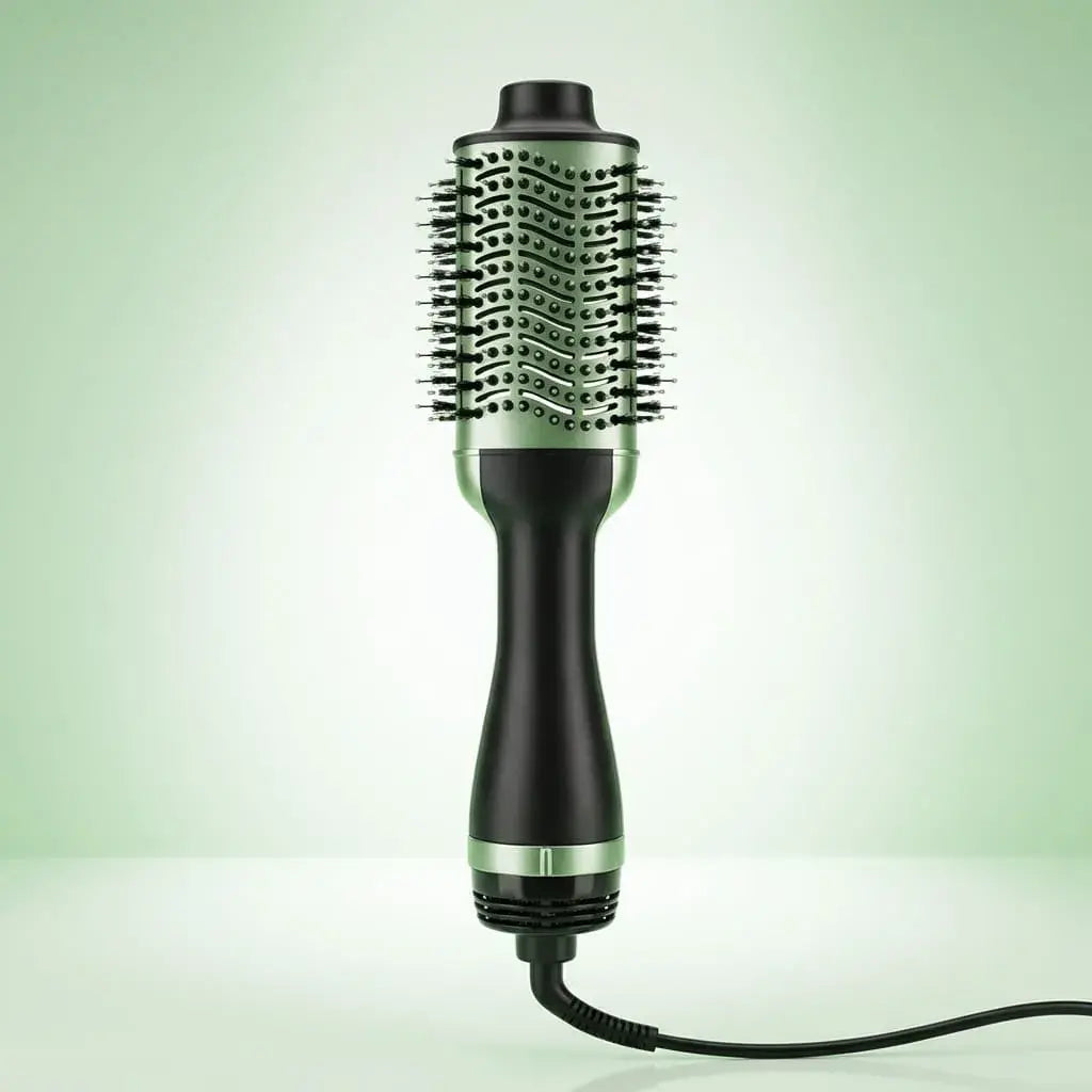 Cepillo secador 1300W con tecnología Aguacate e ION PLUS. Seca, alisa y da volumen mientras ayuda a controlar el frizz. Ideal para uso en casa.