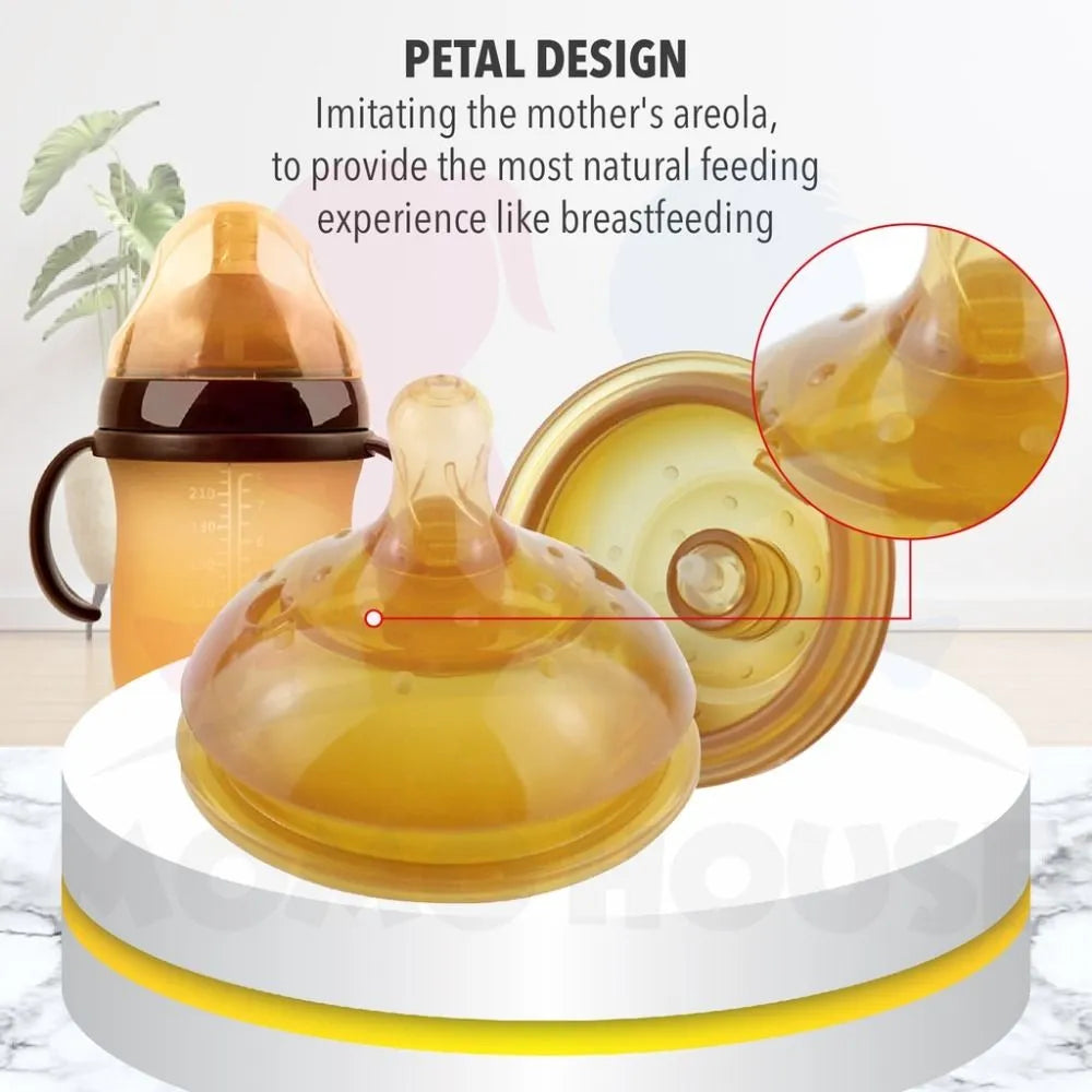 Chupo de repuesto en silicona LSR ultra suave, esterilizable, seguro y con diseño anatómico tipo pezón que mejora la comodidad y alimentación del bebé.