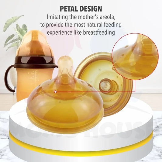 Chupo de repuesto en silicona LSR ultra suave, esterilizable, seguro y con diseño anatómico tipo pezón que mejora la comodidad y alimentación del bebé.