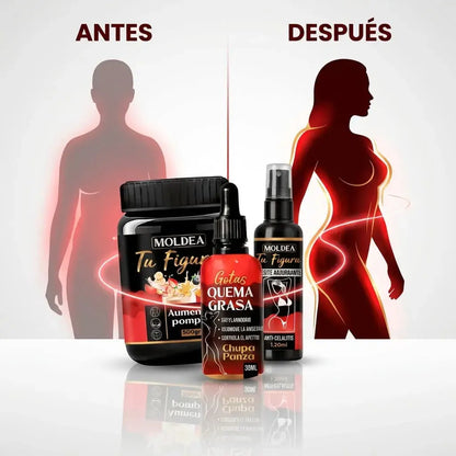 Combo proteína Curvy Shape™ diseñado para acompañar rutinas de bienestar femenino y ejercicio, ideal para integrar a hábitos diarios saludables.