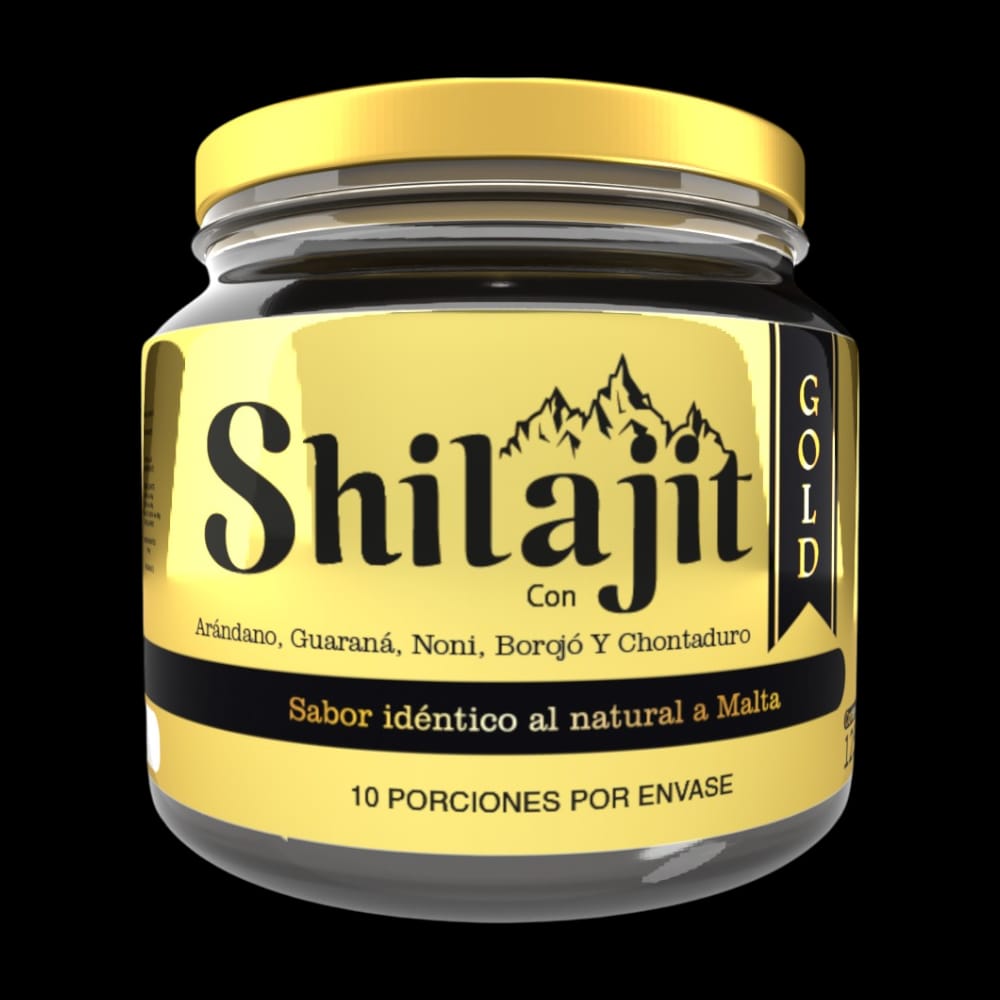 Combo Shilajit Gold 125 mL con registro INVIMA, Gummies Vi King, sachet saborizado y Crema Rino Dorado. Suplemento natural para adultos enfocado en vitalidad y bienestar diario.