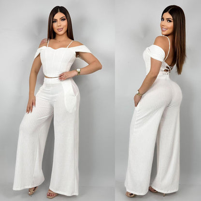 Compra conjunto para mujer Darly de blusa y pantalón, cómodo y elegante, ideal para un look completo y coordinado en minutos.