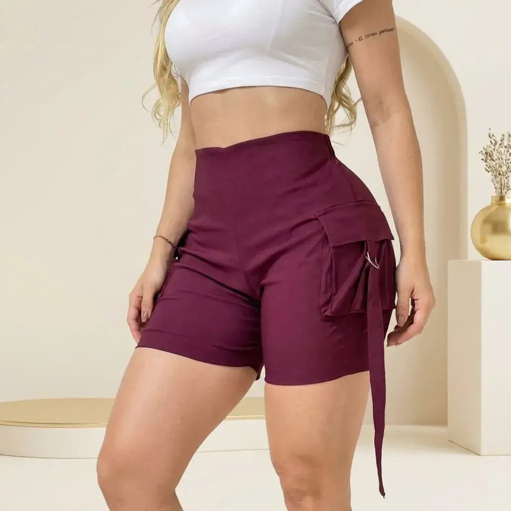 Compra conjunto short y camiseta en bengalina licrada para mujer, talla única ajustable a 6, 8 y 10. Moda femenina colombiana con excelente calidad y envío rápido.