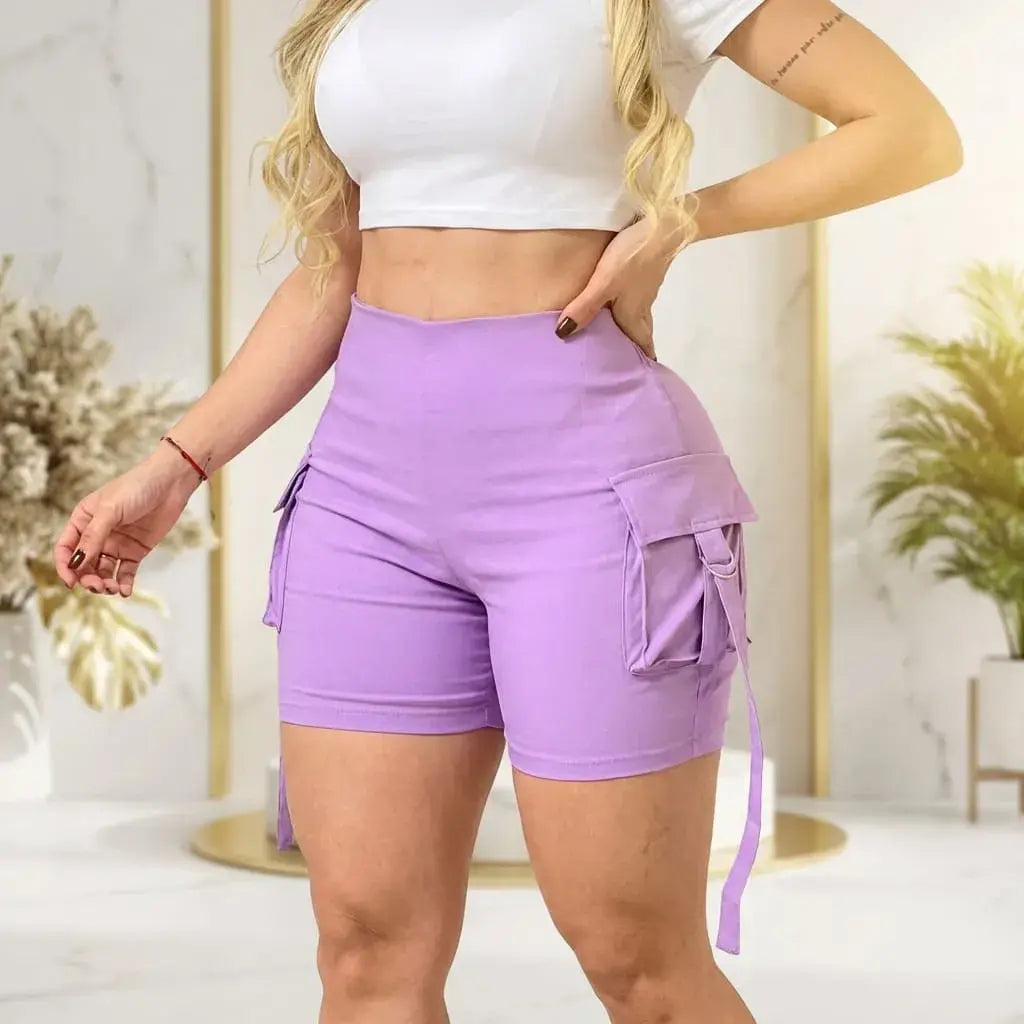 Compra conjunto short y camiseta en bengalina licrada para mujer, talla única ajustable a 6, 8 y 10. Moda femenina colombiana con excelente calidad y envío rápido.