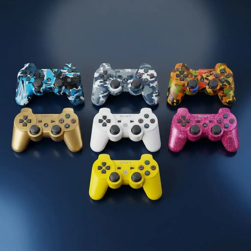 Control Inalámbrico de diseño compatible con PS3, con joysticks analógicos, botones sensibles y diseño ergonómico para disfrutar tus videojuegos con mayor comodidad.