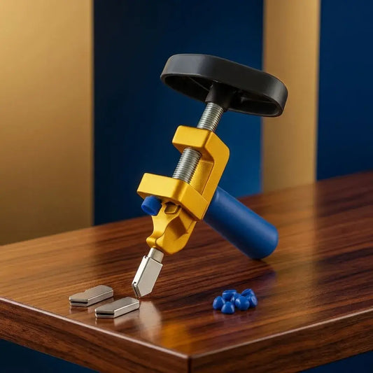 Cortador de vidrio y azulejos multifunción con alicate separador y cuchillas de tungsteno. Ideal para cerámica, espejos y baldosas de vidrio.