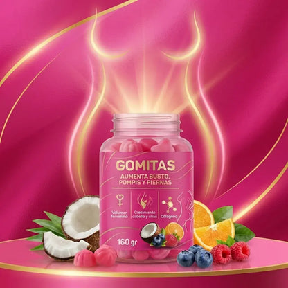 Gomitas Curvy Balance™ para acompañar rutinas diarias de bienestar femenino, postura y activación corporal de forma práctica y agradable.