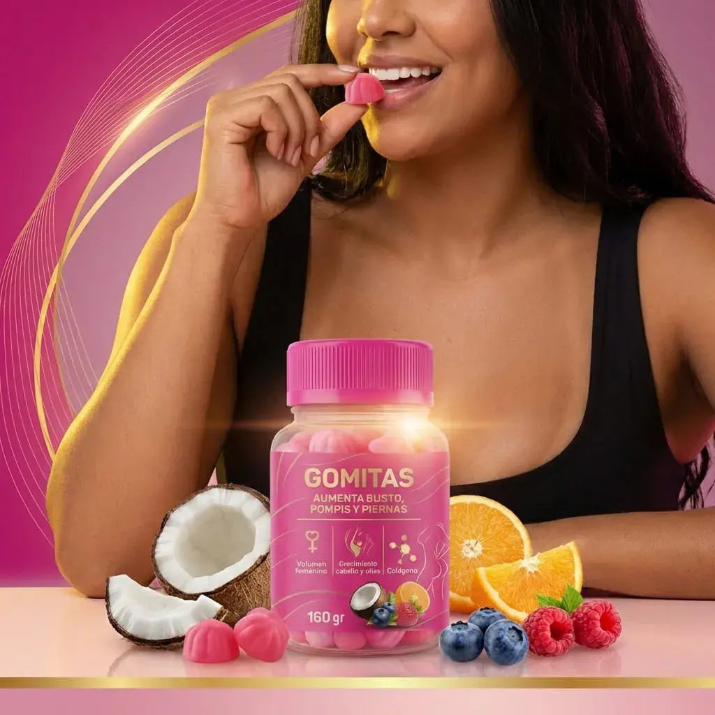 Gomitas Curvy Balance™ para acompañar rutinas diarias de bienestar femenino, postura y activación corporal de forma práctica y agradable.