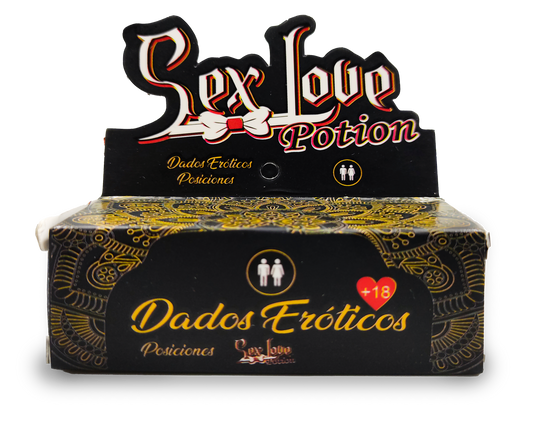 Dados Eróticos Posiciones Hetero para parejas adultas. Juego compacto con acciones, lugares y posiciones para añadir diversión, espontaneidad y complicidad