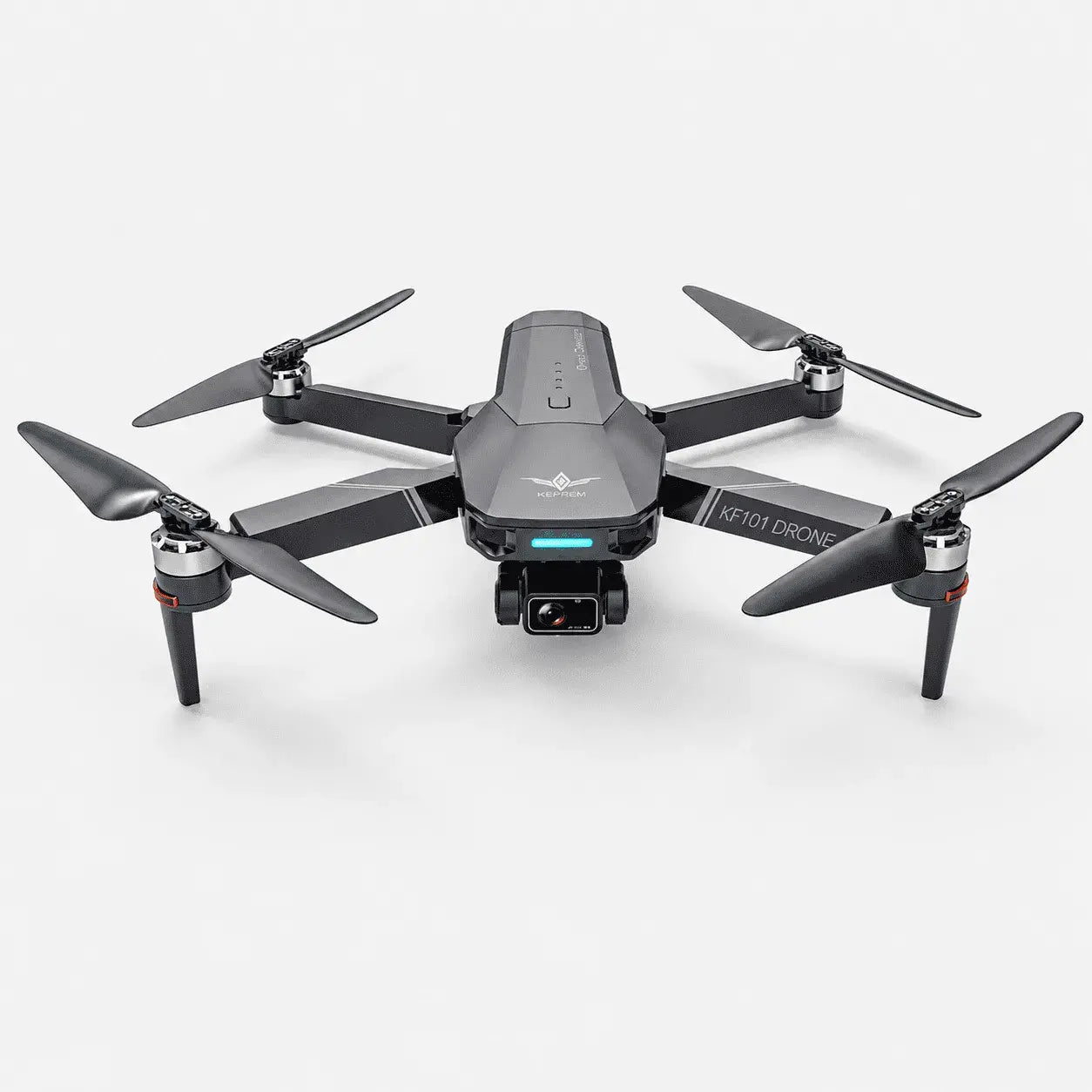 Drone 4K con estabilización EIS y gimbal de 3 ejes. Captura videos estables con modos inteligentes y hasta 30 minutos de vuelo.