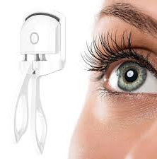 Encrespador de pestañas eléctrico recargable con calentamiento suave. Levanta y define pestañas con resultados duraderos y seguros.