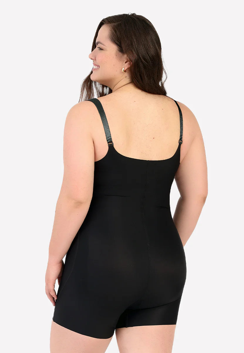 Compra enterizo body faja 360 para mujer, moldeador con control de abdomen y cintura, ajuste cómodo que estiliza la figura.
