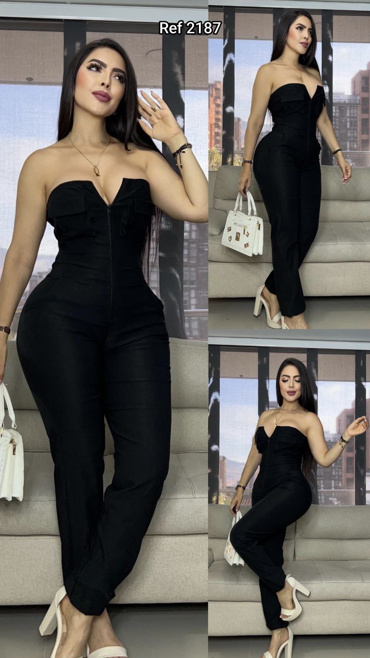 Compra enterizo deportivo strapless en bengalina licrada, talla única y múltiples colores disponibles. Moda fitness femenina con envío rápido en Colombia.