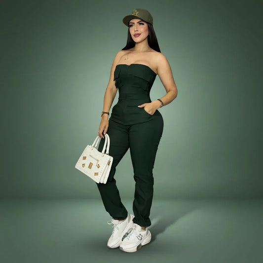 Compra enterizo deportivo strapless en bengalina licrada, talla única y múltiples colores disponibles. Moda fitness femenina con envío rápido en Colombia.