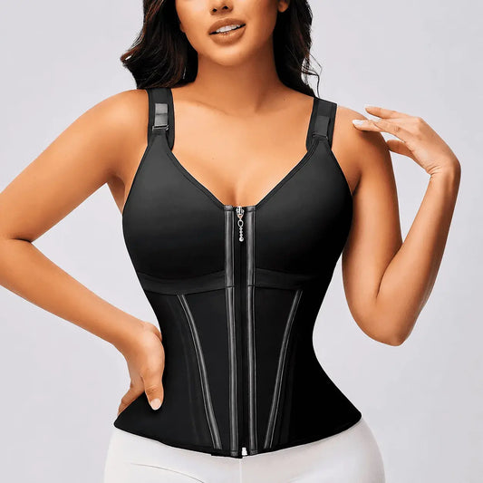 Faja moldeadora para mujer con soporte abdominal, definición visual de cintura y realce de glúteos. Ideal para usar debajo de vestidos, pantalones y prendas ajustadas.