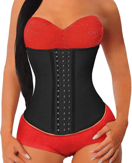 Faja de cintura en neopreno con broches ajustables. Brinda soporte, compresión y ayuda a estilizar la figura en el uso diario.