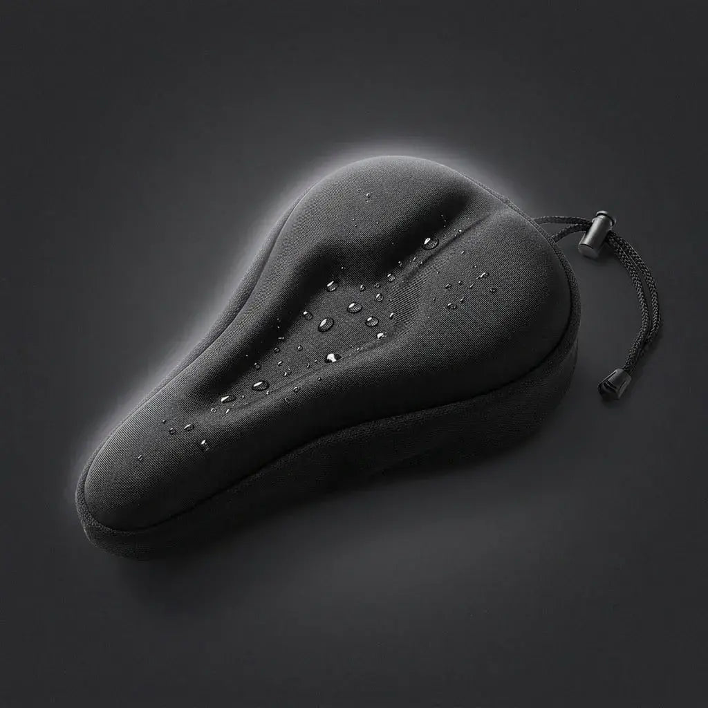 Forro acolchado para sillín de bicicleta DROPS con ajuste elástico, superficie antideslizante y diseño cómodo para uso urbano, recreativo y diario.