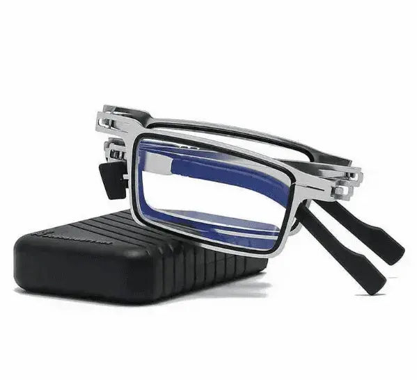 Gafas plegables portátiles DROPS para adultos, compactas, ligeras y fáciles de llevar en bolso, mochila o bolsillo para uso diario, viajes y lectura ocasional.
