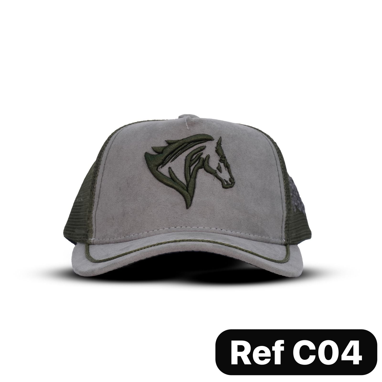 Gorras agropecuarias tipo trucker con malla trasera y cierre snapback ajustable. Frescas, resistentes y perfectas para trabajo en campo o uso diario.