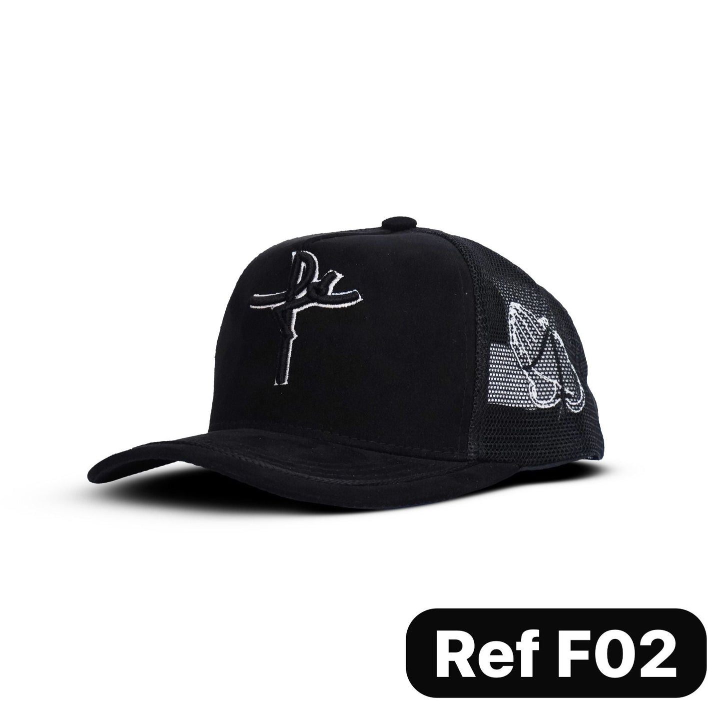 Gorras agropecuarias tipo trucker con malla trasera y cierre snapback ajustable. Frescas, resistentes y perfectas para trabajo en campo o uso diario.