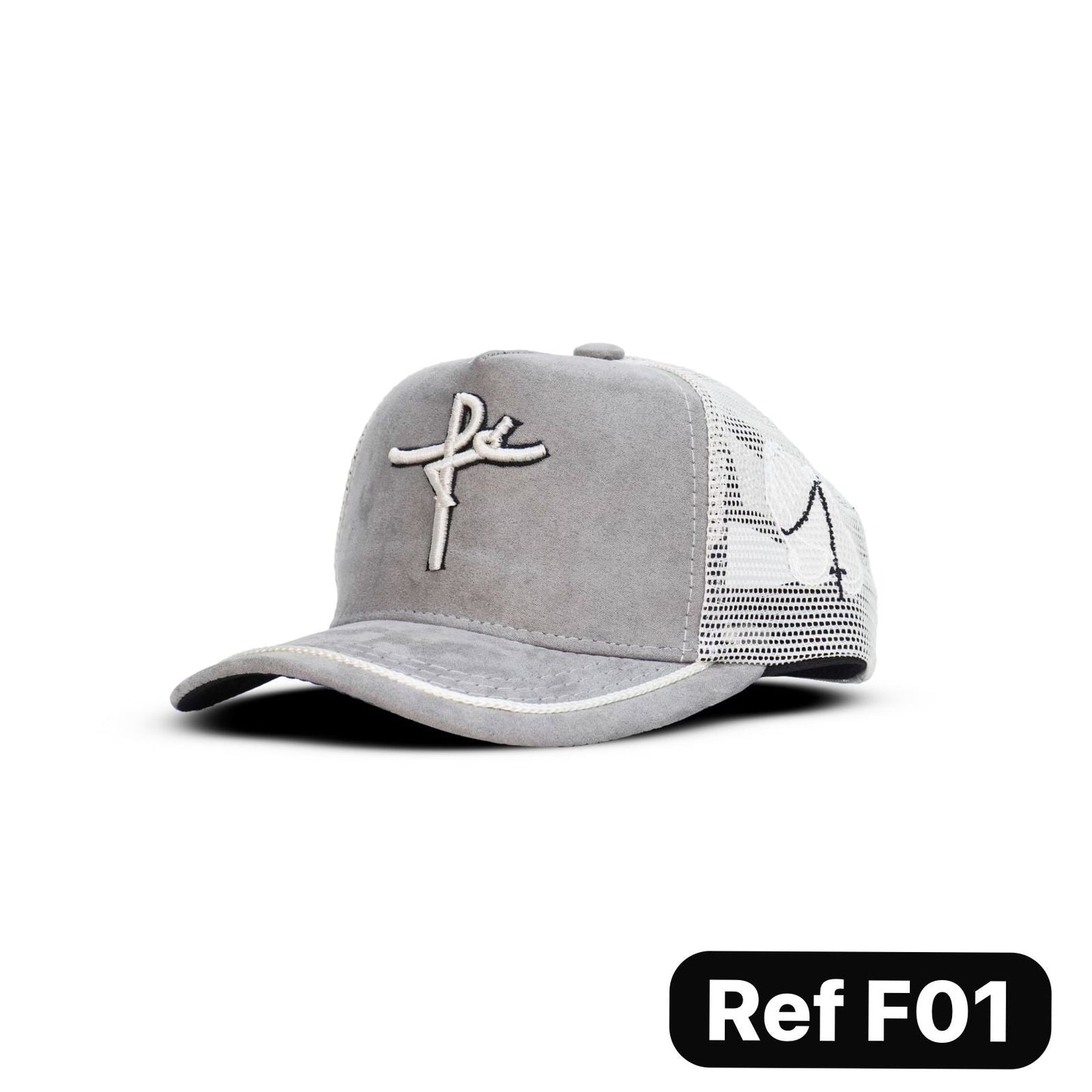 Gorras agropecuarias tipo trucker con malla trasera y cierre snapback ajustable. Frescas, resistentes y perfectas para trabajo en campo o uso diario.