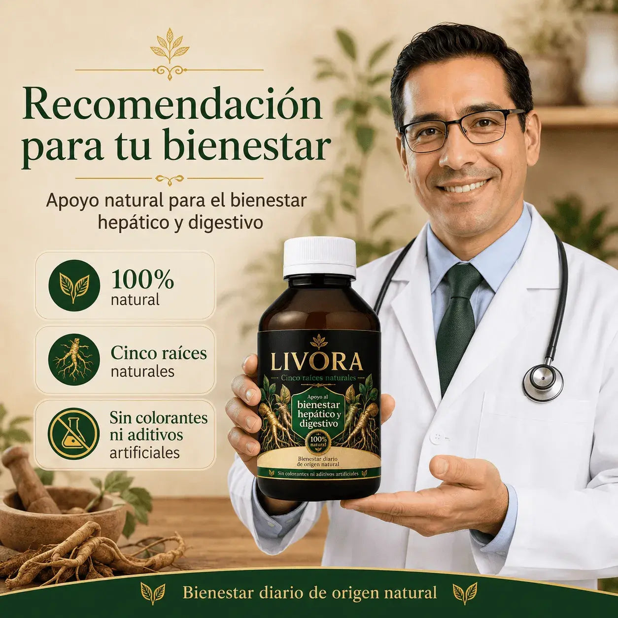 
Pesadez después de comer. Digestión lenta. Cansancio sin razón. Tu cuerpo lleva meses mandándote señales — y tú ya lo sabes.