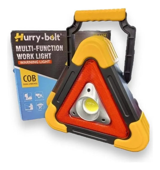 Lámpara LED portátil con 4 modos, alta potencia y función SOS ideal para trabajo, emergencias y exteriores.
