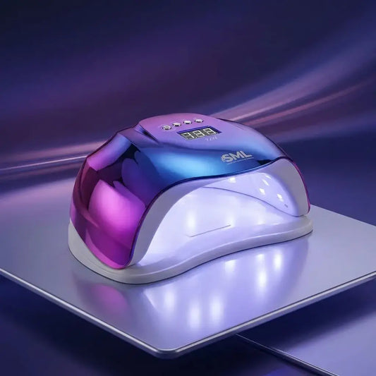 Lámpara UV LED 72W para secado de uñas en gel, acrílicas y semipermanentes con temporizador de 10, 30 y 60 segundos.
