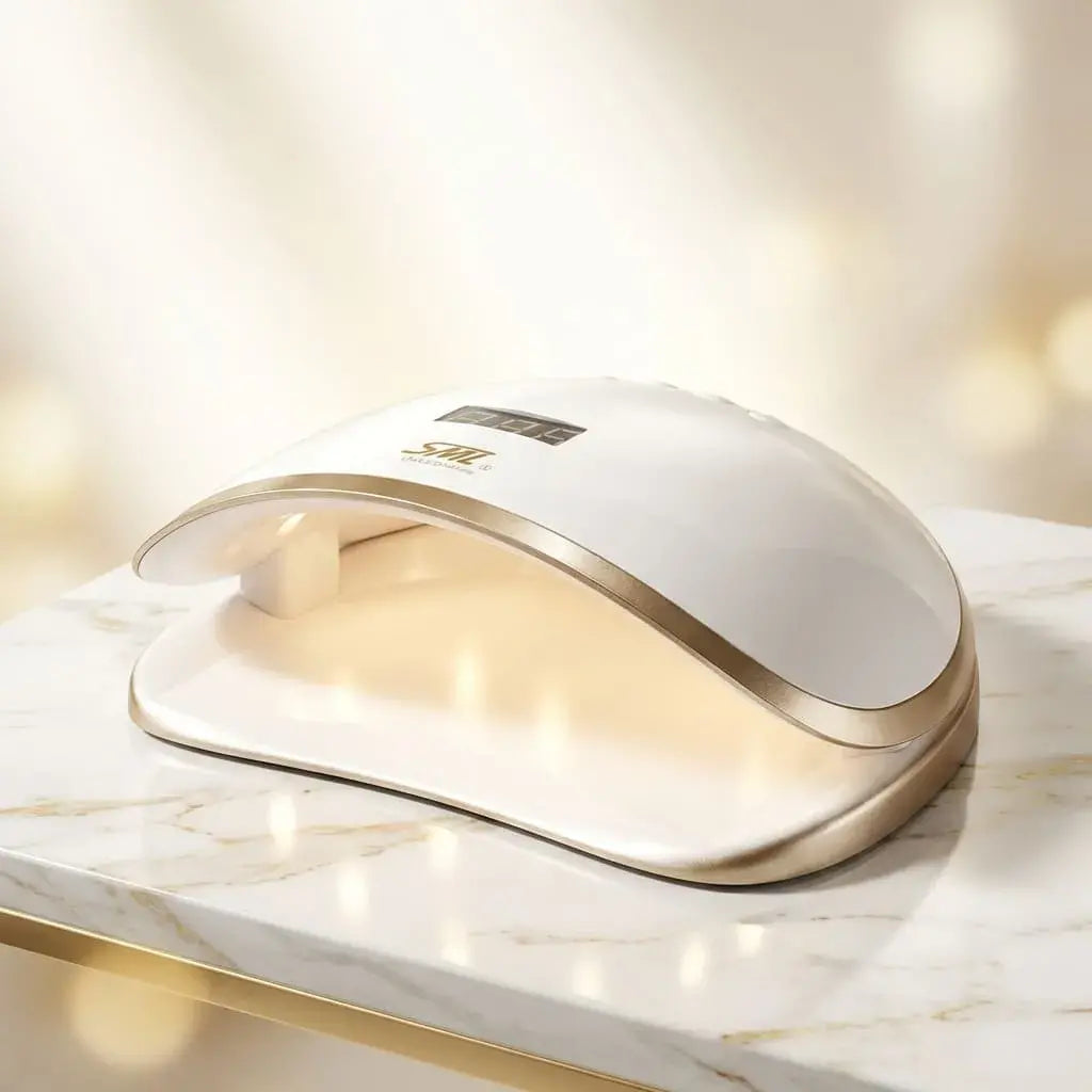Compra Lámpara UV LED SML S8 96W con 39 LEDs y pantalla digital. Secado rápido para uñas en gel, ideal para uso profesional o en casa.