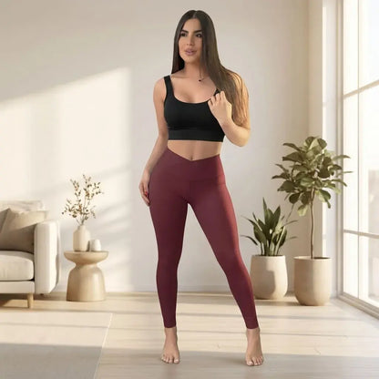 Leggings para mujer en tela suplex gruesa, resistente y elástica. Ideales para entrenamiento, uso diario y outfits casuales en varios colores.
