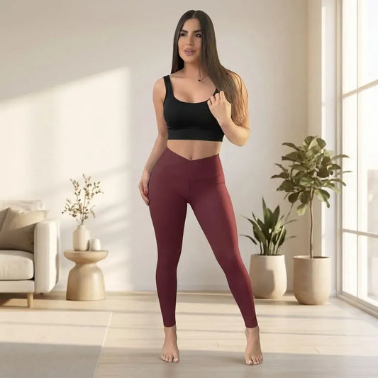 Leggings para mujer en tela suplex gruesa, resistente y elástica. Ideales para entrenamiento, uso diario y outfits casuales en varios colores.