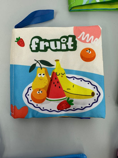 Libro de tela para bebé con sonido y diseño de animales marinos. Juguete educativo suave y seguro que estimula el desarrollo cognitivo de 0 a 3 años.