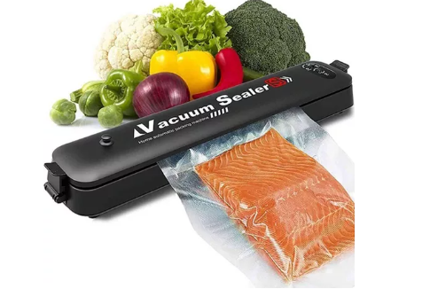 Compra máquina selladora de bolsas al vacío 110V, ideal para conservar alimentos frescos por más tiempo y optimizar el almacenamiento en casa.