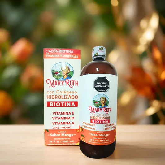 MaryRuth’s Hair Growth con biotina, Lustriva, vitaminas y minerales. INVIMA mantiene una alerta sanitaria para esta referencia por ausencia de registro sanitario en Colombia