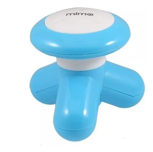 Masajeador mini eléctrico portátil USB por vibración, compacto y liviano, ideal para cuello, cabeza, hombros, espalda, brazos y piernas en casa, oficina o viaje.