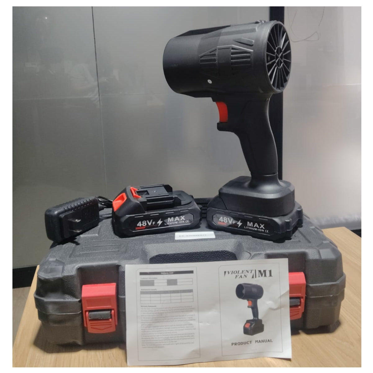 Mini soplador eléctrico inalámbrico de 35.000 RPM con 2 baterías recargables, ideal para limpiar polvo, hojas, autos, teclados, hogar, oficina y jardín.