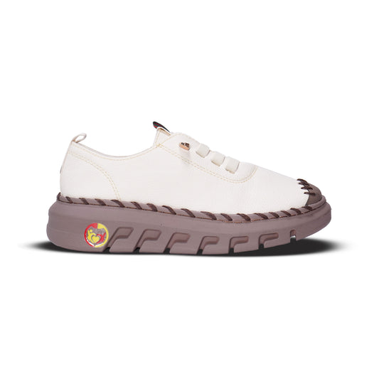Mocasines OY casual en sintético beige y negro con suela spansor y plantilla anatómica. Cómodos, modernos y perfectos para uso diario en Colombia.