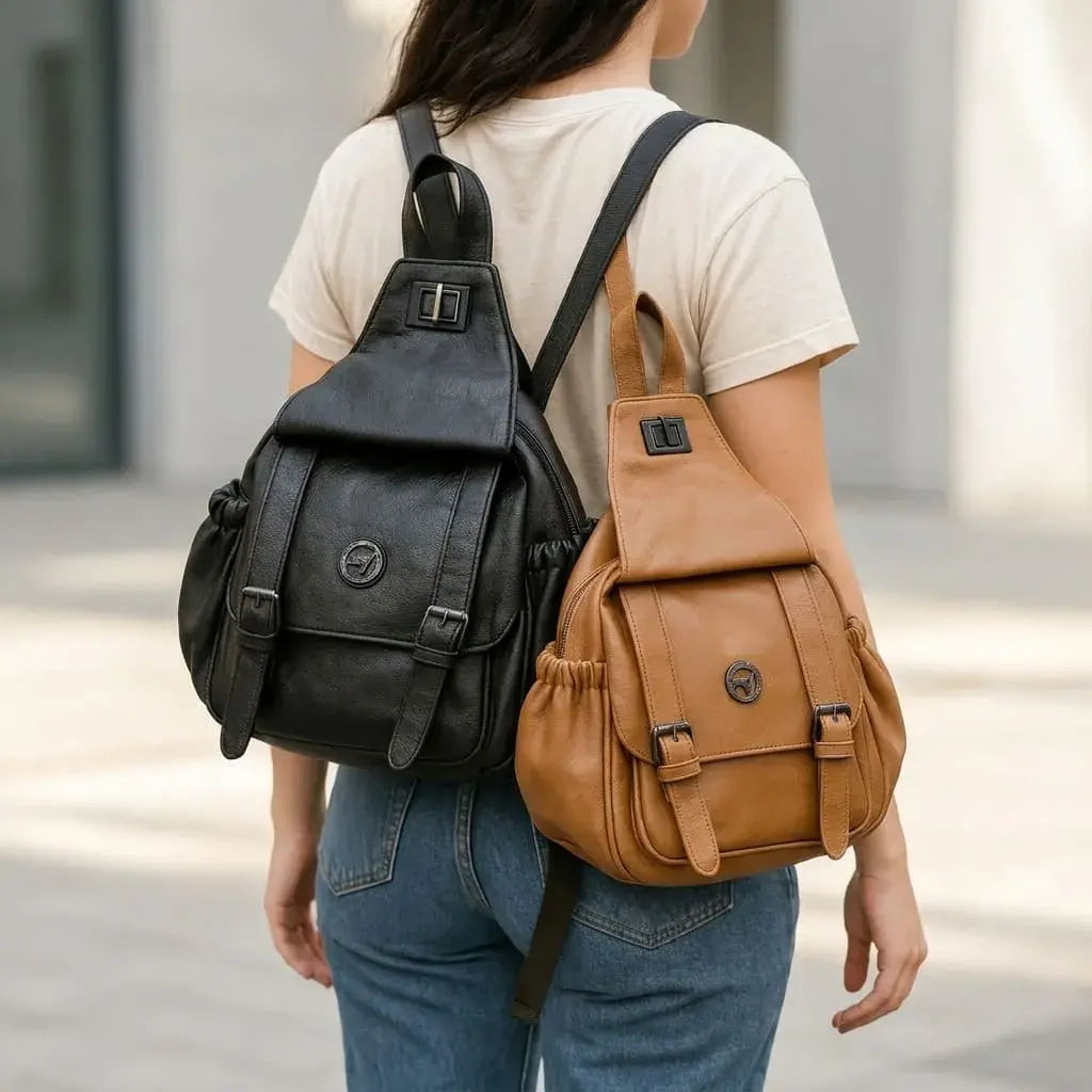Mochila para mujer con diseño moderno y amplio espacio. Ideal para estudio, trabajo, viajes y actividades diarias.