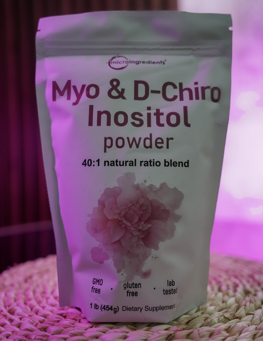 Suplemento en polvo con Myo y D-Chiro Inositol 40:1. Apoya el bienestar femenino dentro de hábitos saludables.