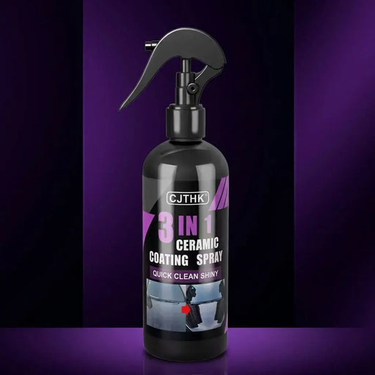 Revestimiento nano cerámico automotriz 100 ml con efecto hidrofóbico que protege, da brillo y facilita la limpieza de superficies del vehículo.