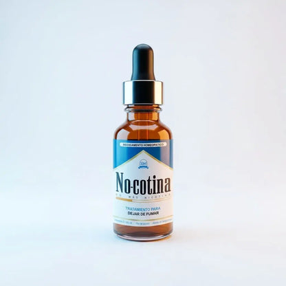 No-Cotina es un suplemento en gotas sublinguales que acompaña de forma natural el proceso de dejar de fumar, ayudando a manejar ansiedad y antojos dentro de una rutina de bienestar progresiva. Ideal como apoyo complementario.