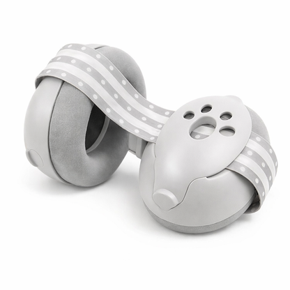 Orejeras antiruido para bebé con banda ajustable, almohadillas suaves y bolsa de transporte. Ideales para viajes, eventos y lugares ruidosos.