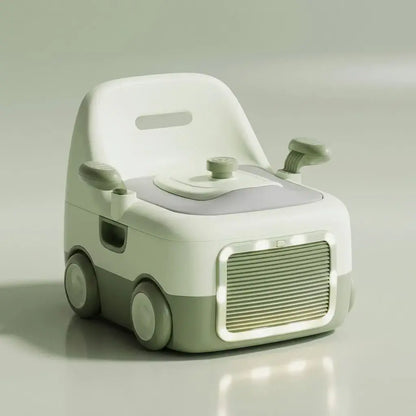 Orinal infantil de entrenamiento para niños con diseño ergonómico, base antideslizante y sistema de limpieza fácil. Ideal para aprendizaje del baño en casa o viajes.