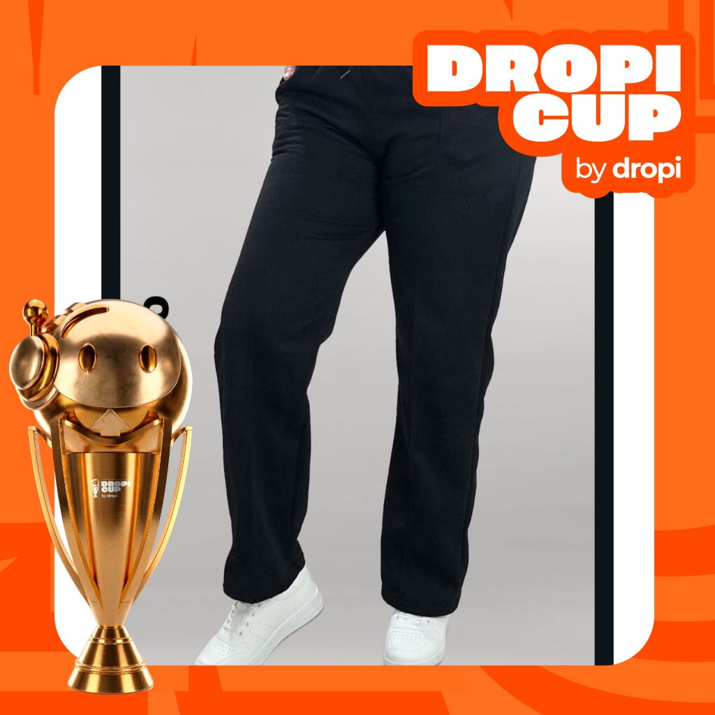 Pantalón bota recta piling para frío, cómodo, suave y térmico, ideal para uso diario, clima fresco y looks casuales elegantes.