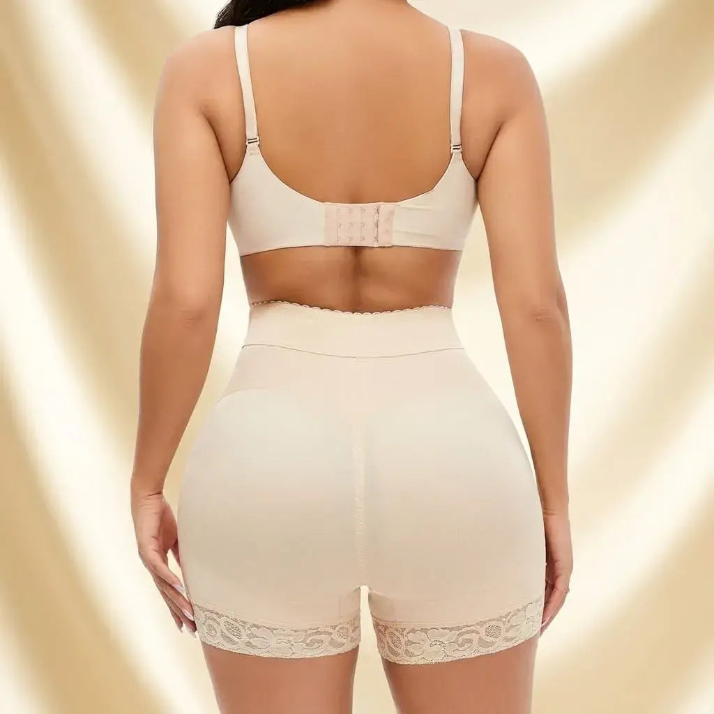 Panty moldeador de compresión dual con control abdominal, efecto levanta cola, powernet, lycra nylon y diseño discreto para uso diario o eventos.