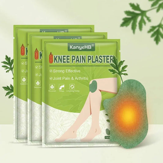 Parche térmico autocalentable para rodilla con sensación de calor localizada. Bolsa con 15 unidades de uso externo.