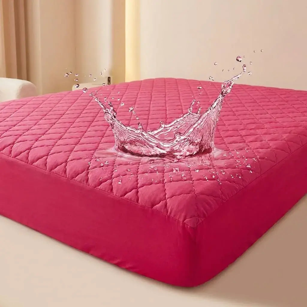 Protector de colchón Elite Premium impermeable con tela fría, propiedades antipolvo y antiácaros, incluye fundas de almohada para protección total.