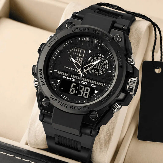 Reloj deportivo Sportwatch con correa ergonómica, caja robusta y pantalla de fácil lectura para entrenamientos y uso diario.