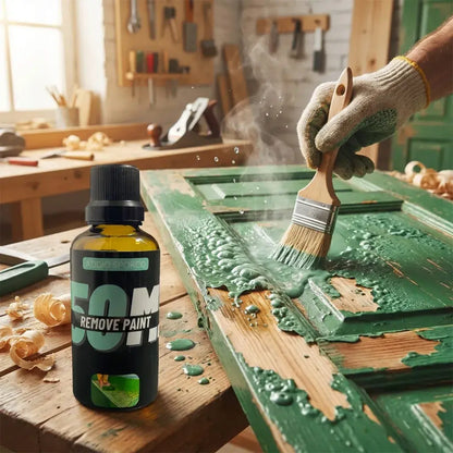 Removedor de pintura Addio Sporco de acción rápida para metal, madera, vidrio y carrocería. Ideal para trabajos de renovación y restauración.