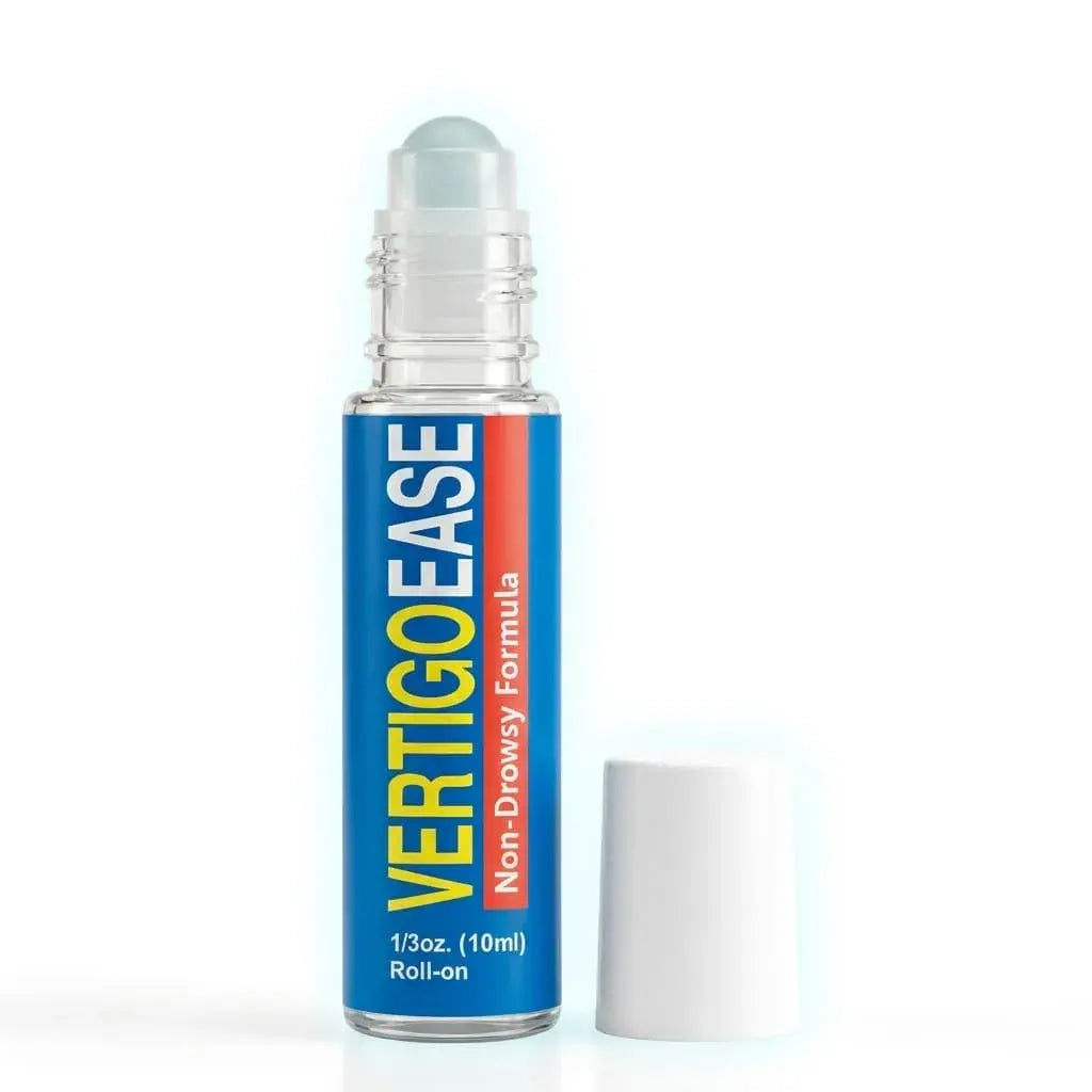 Roll on antimareo Vertigo Ease 10 ml con fórmula natural. Práctico, portátil y fácil de usar en viajes o uso diario.